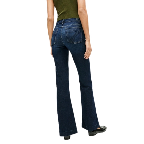 7 For All Mankind Denim - 7FAMK Tailorless DOJO Slim Illusion trouser jeans flares color Tried & True sz30